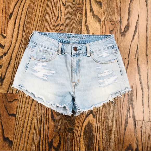 American Eagle Outfitters Pants - American Eagle Outfitters blue jean shorts